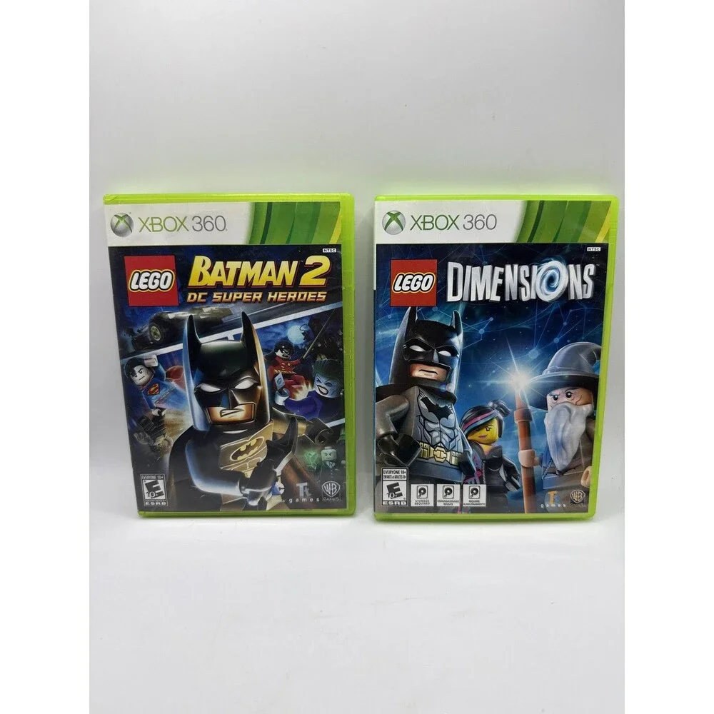 LEGO Microsoft Xbox 360 Lot Harry Potter Batman Star Wars Indy Dimensions E10+
